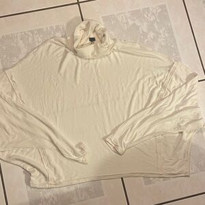 We The Free Ribbed Cream Top